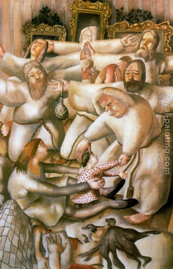Stanley Spencer : The Coming Of the Wise Men (the Nativity)